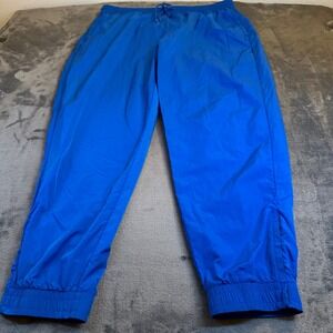 Xersion Track Pants Luxury Blue Nylon Water Repellent Loose Fit Mens XL NWT